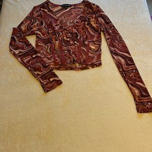 Size medium crop top